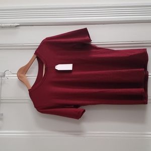 NWT Universal Standard Navy and red striped nautical tee XS